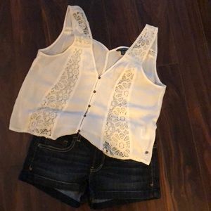 American Eagle crop tank